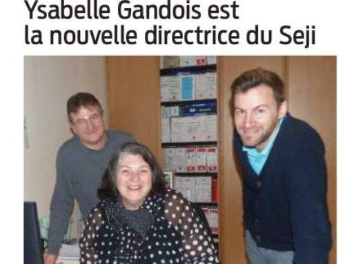 Presse – Ysabelle Gandois est la nouvelle directrice du SEJI