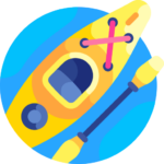 Icone représentant le kayak