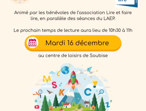 Les moments lecture au LAEP Le Petit Monde – Mardi 16 Décembre