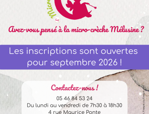 Inscriptions à la micro-crèche Mélusine pour septembre 2026