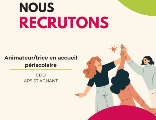 Offre d’emploi – Animateur/trice en accueil périscolaire